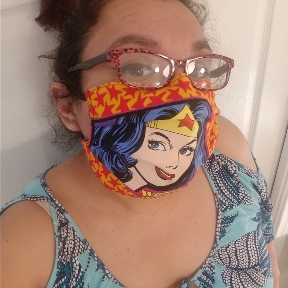 WONDER WOMAN fabric face mask